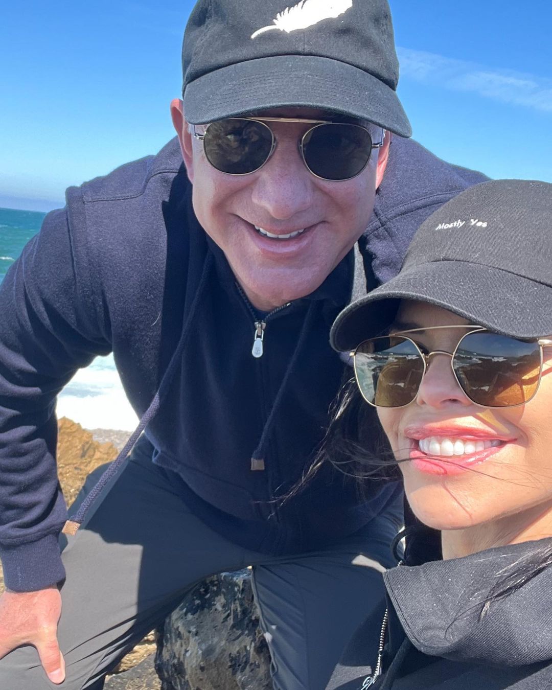Lauren Sanchez and Jeff Bezos