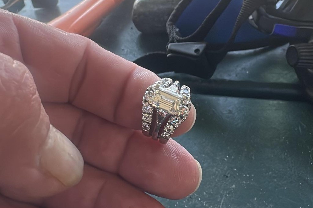 Recovered diamond ring.
