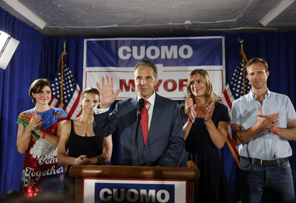 Cuomo delivered his concession speech at his mayoral primary election night event in New York City on June 24, 2025.
