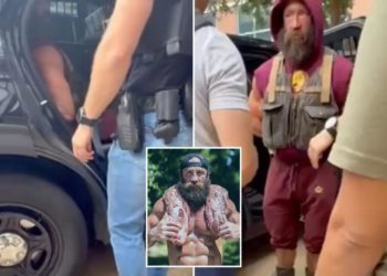 Disgraced influencer ‘Liver King’ arrested in Texas days after calling out Joe Rogan in unhinged posts