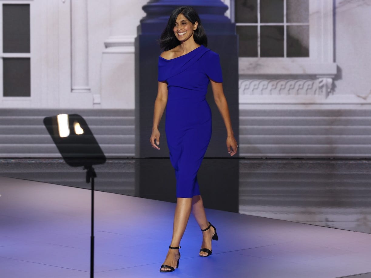 Usha Vance at the Republican National Convention in July 2024.