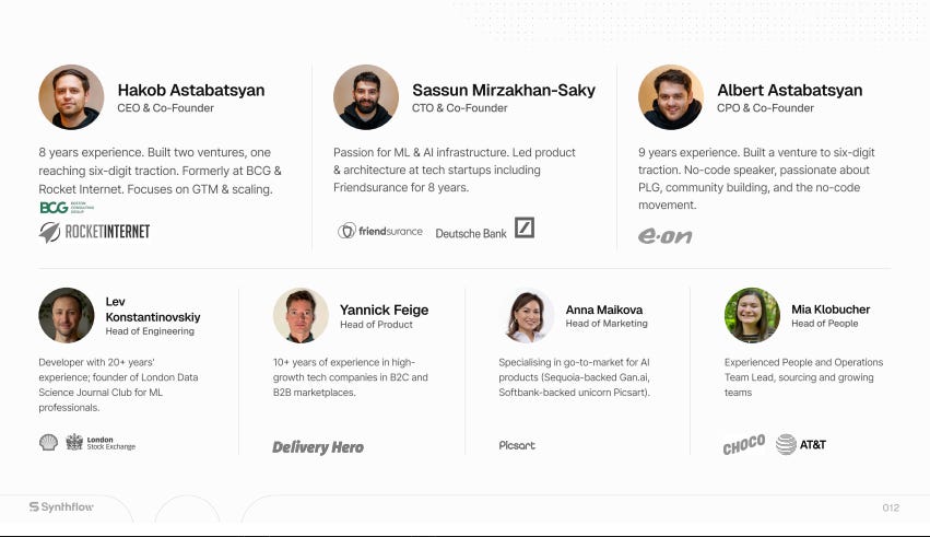 Synthflow AI pitch deck