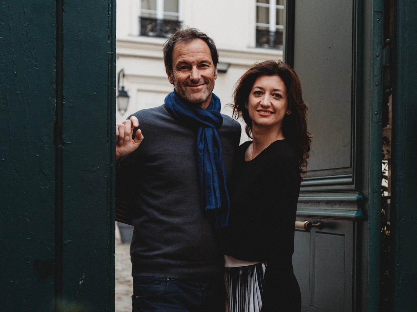 Author Kasia Dietz and her partner