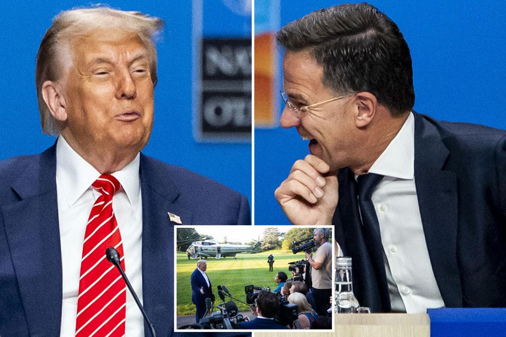 NATO chief calls Trump ‘Daddy’ after president drops F-bomb over Iran-Israel strikes