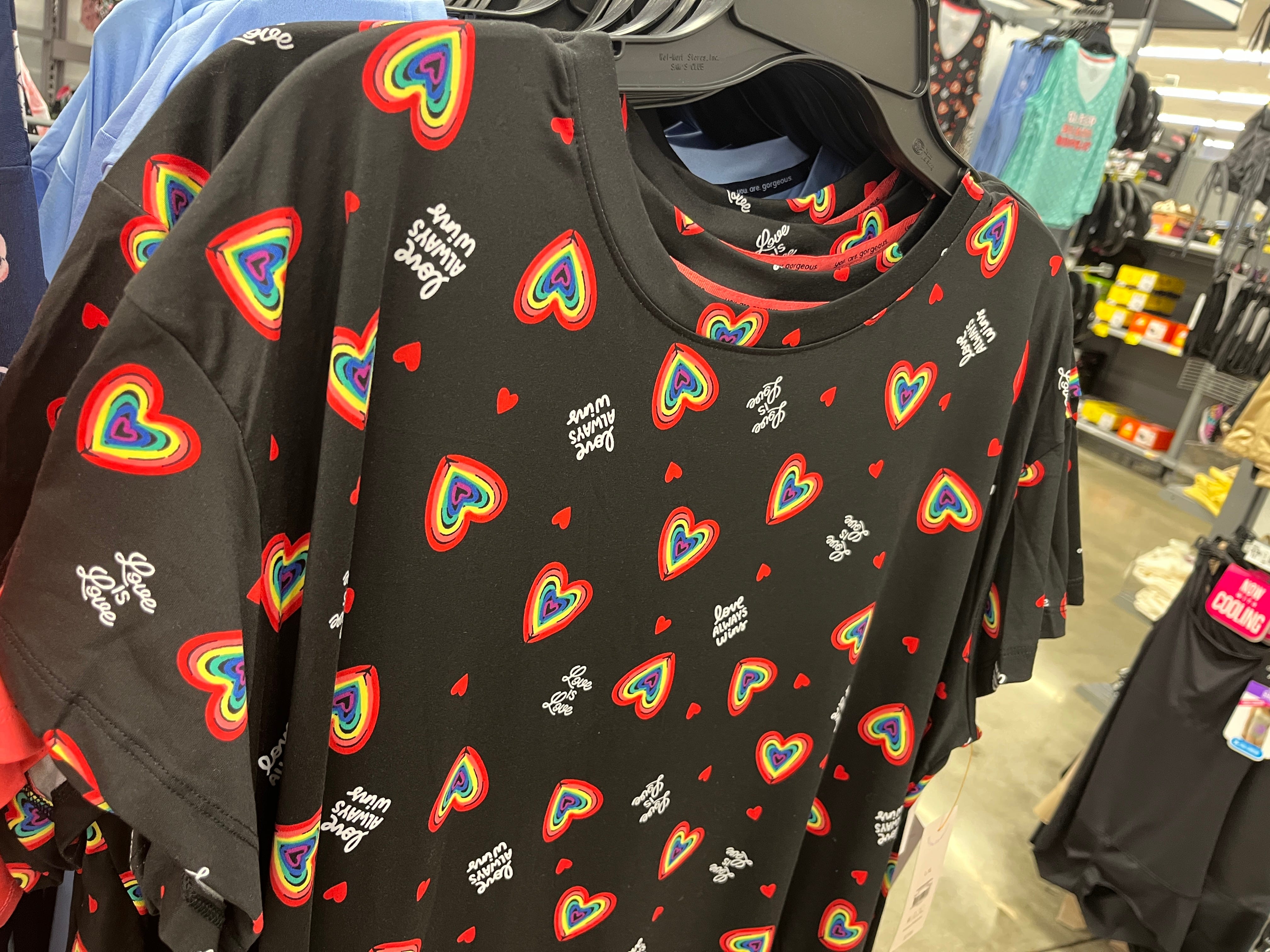 Pride pajamas at Walmart.