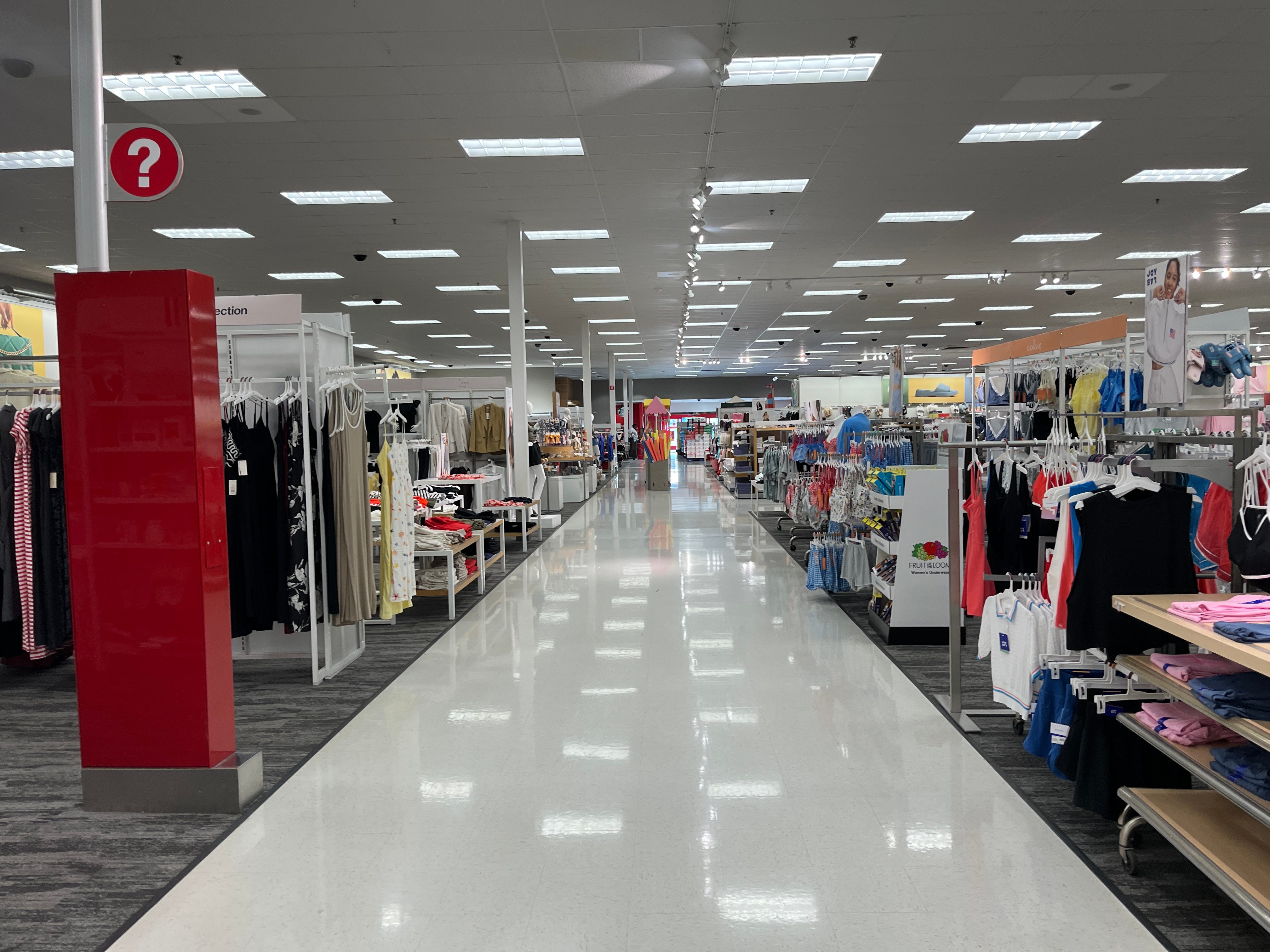 An aisle at Target.