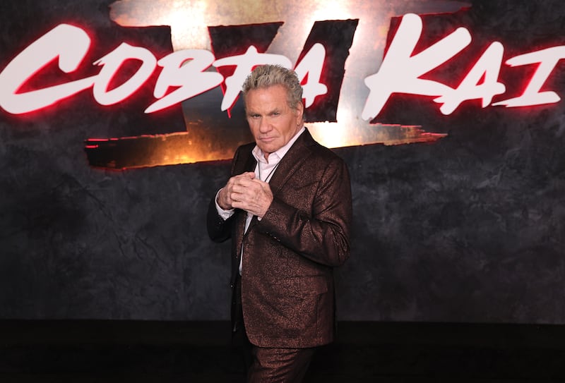 LOS ANGELES, CALIFORNIA - FEBRUARY 12: Martin Kove arrives at Netflix's