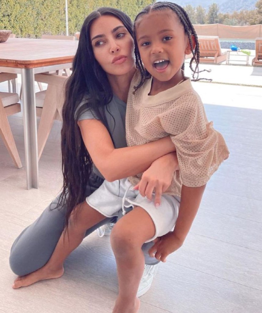 Kim Kardashian and Saint West