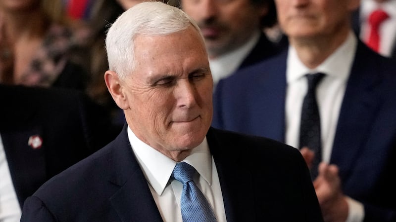 Former Vice President Mike Pence at Trump's second inauguration.
