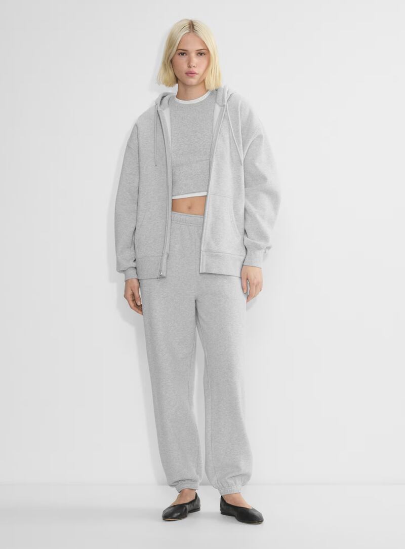 Aritzia Cozy Sweatfleece Boyfriend Zip Hoodie