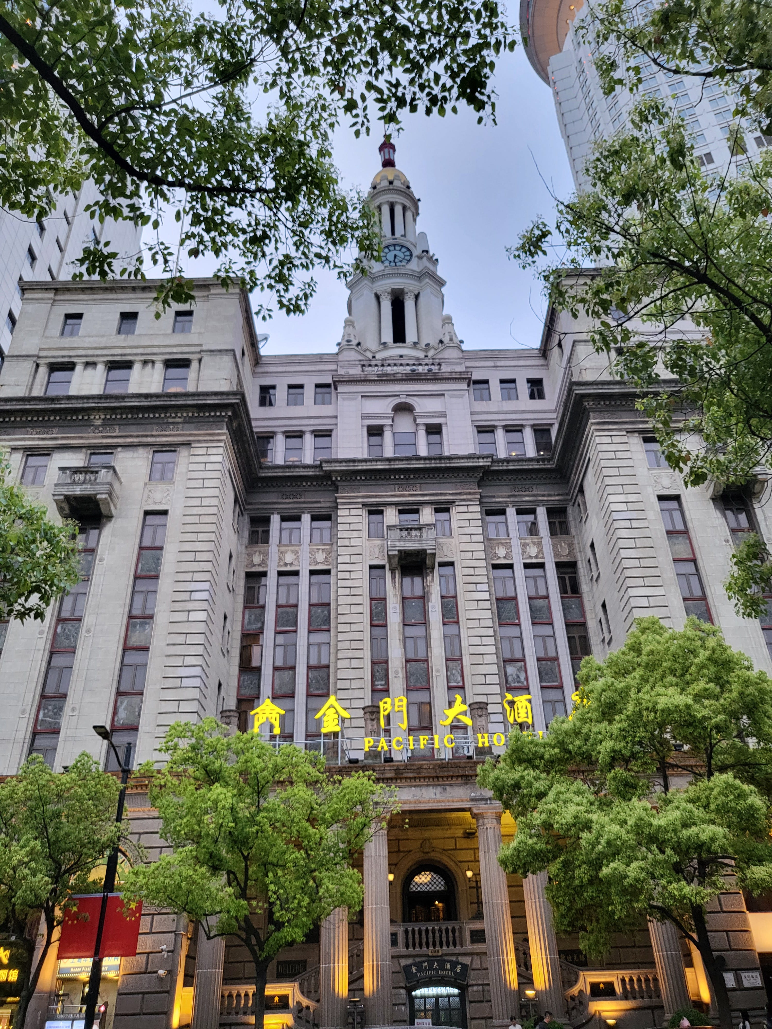 Pacific Hotel in Shanghai.