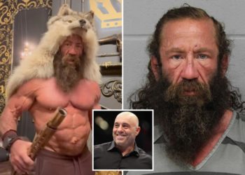 Haggard-looking ‘Liver King’ seen in new mugshot after arrest for ‘terroristic threat’ against Joe Rogan