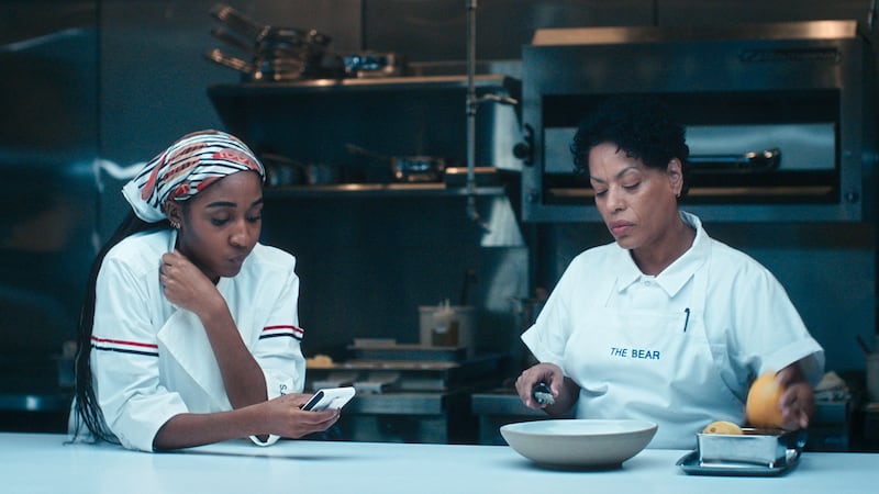 Ayo Edebiri and Liza Colon-Zayas.