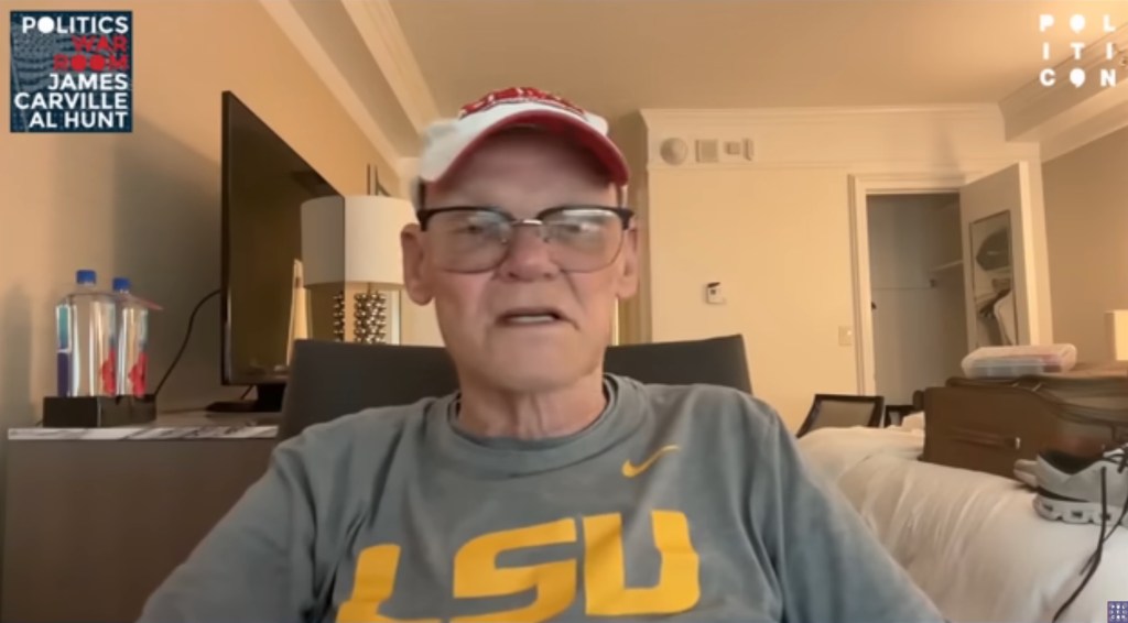 James Carville discussing the NYC mayoral primary results.
