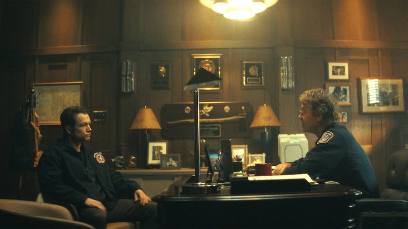 Taron Egerton and Greg Kinnear.