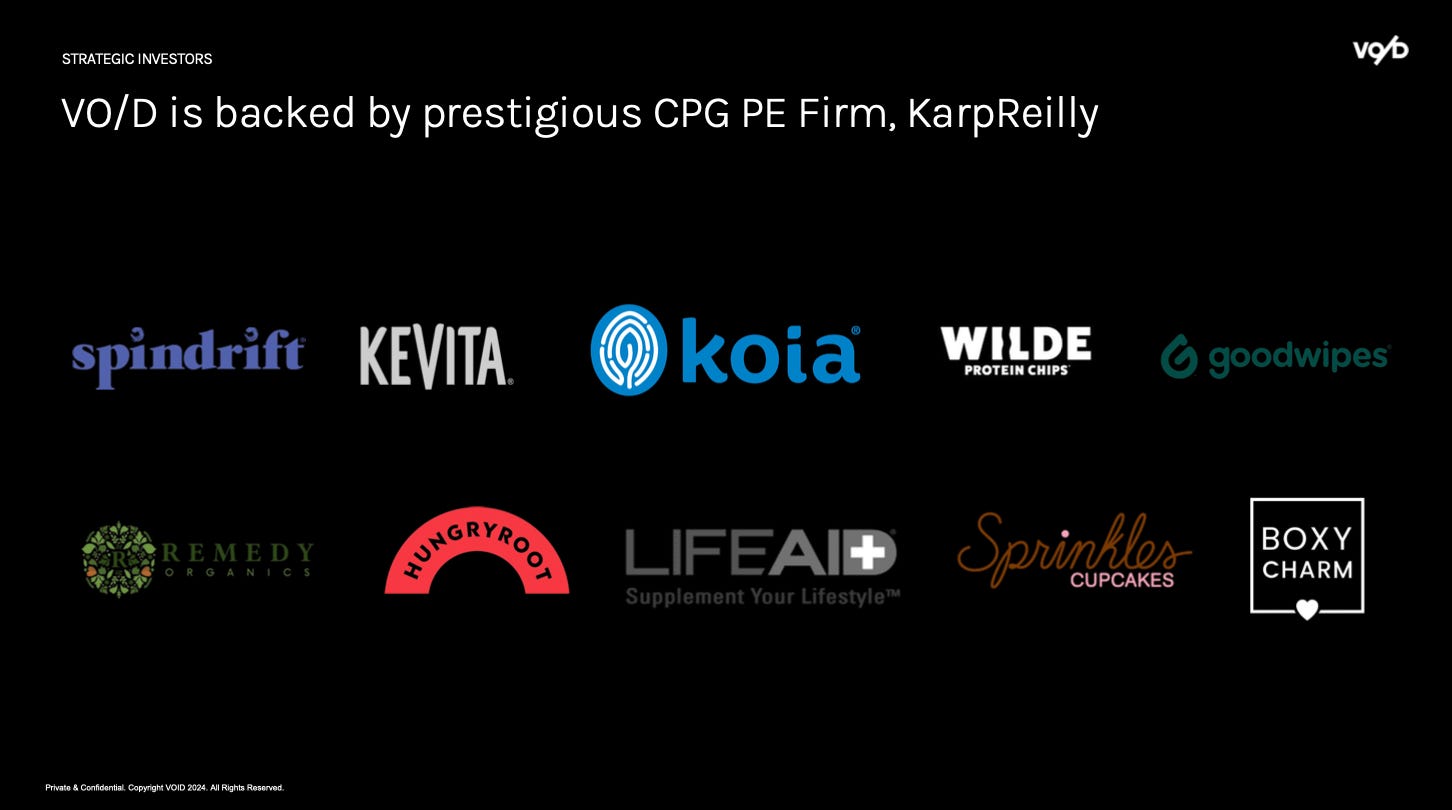 VO/D is backed by the PE firm KarpReilly.