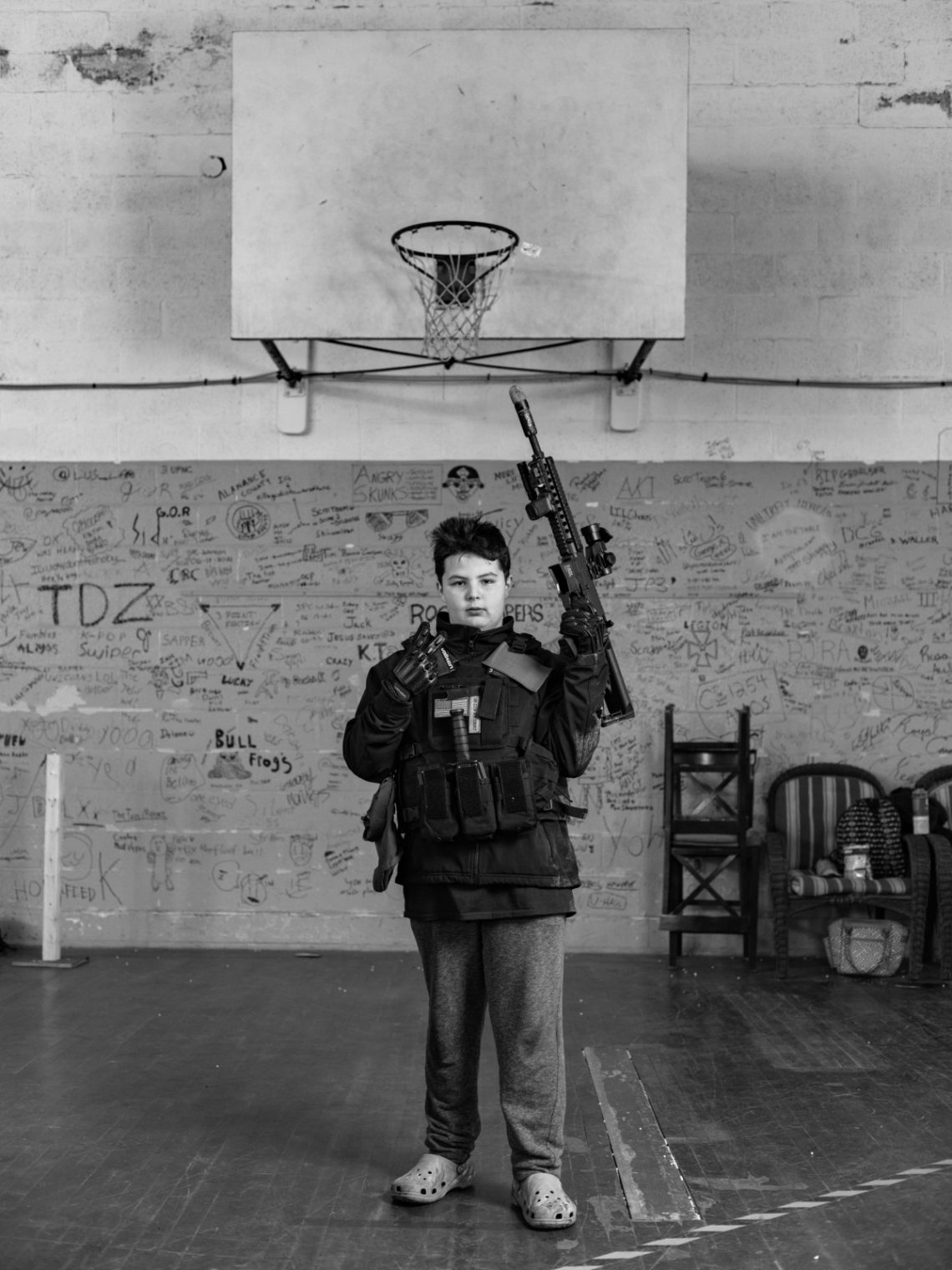 ‘It’s Unsettling’: The School Where American Kids Rehearse Militia Warfare