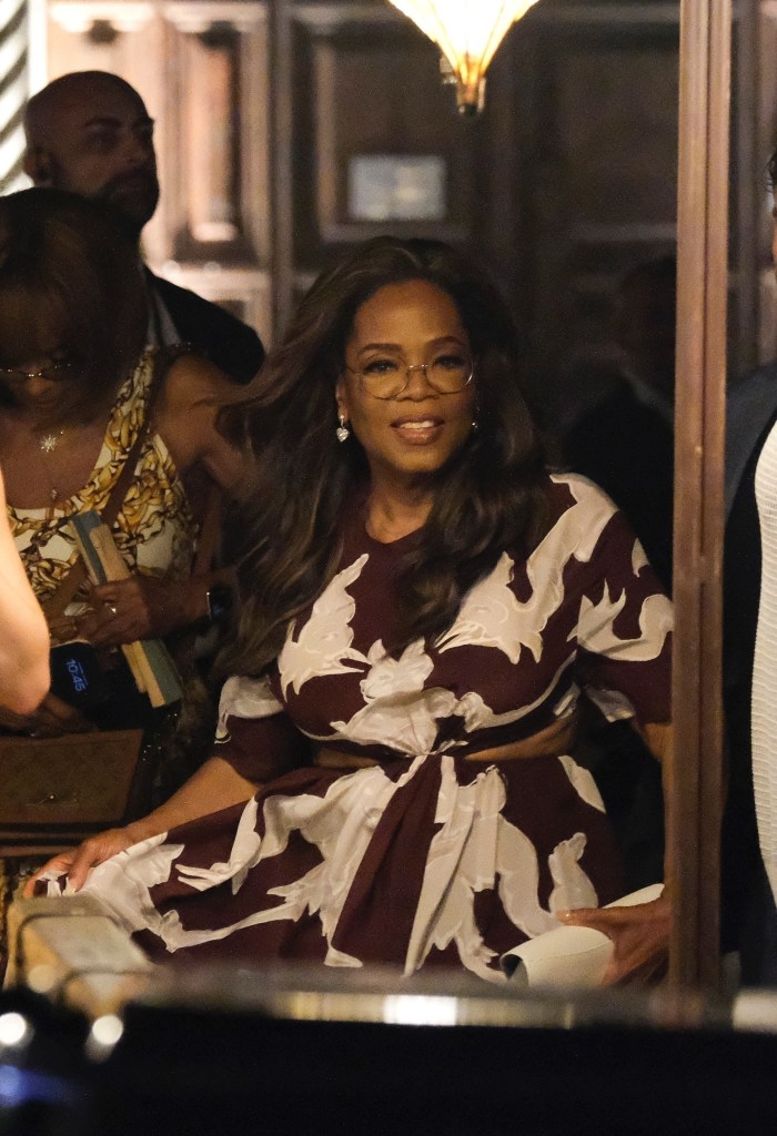 Oprah Winfrey leave Jeff Bezos and Lauren Sanchez's pre-wedding party during crazy thunderstorm