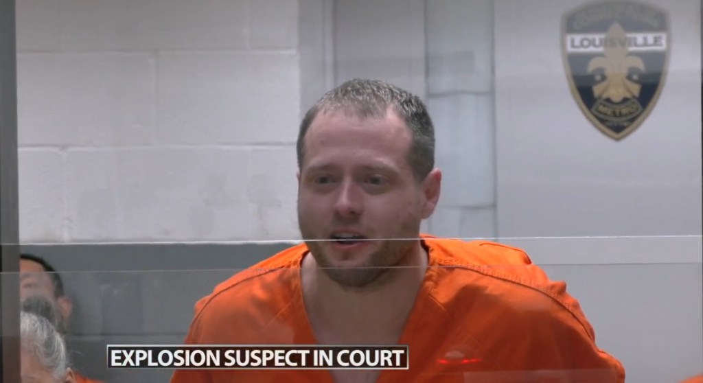 Pitchford appears in court after his arrest.