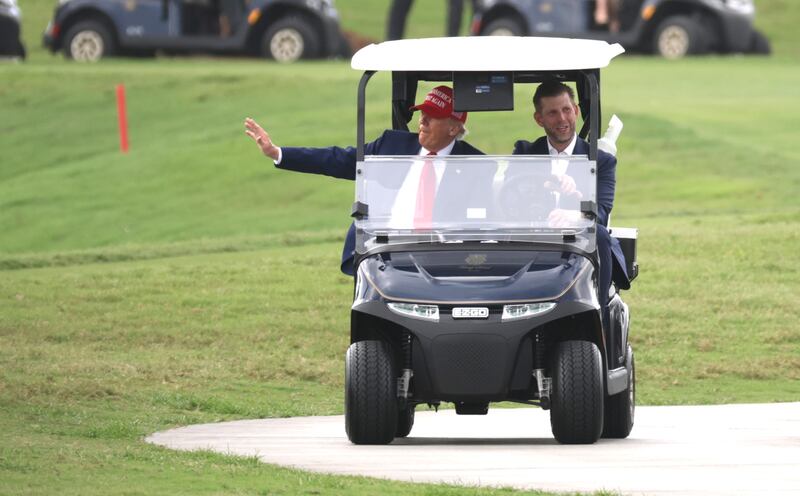 Eric Trump insisted his family isn‘t profiting from politics—even as it signs lucrative real estate and crypto deals during President Trump’s second administration.