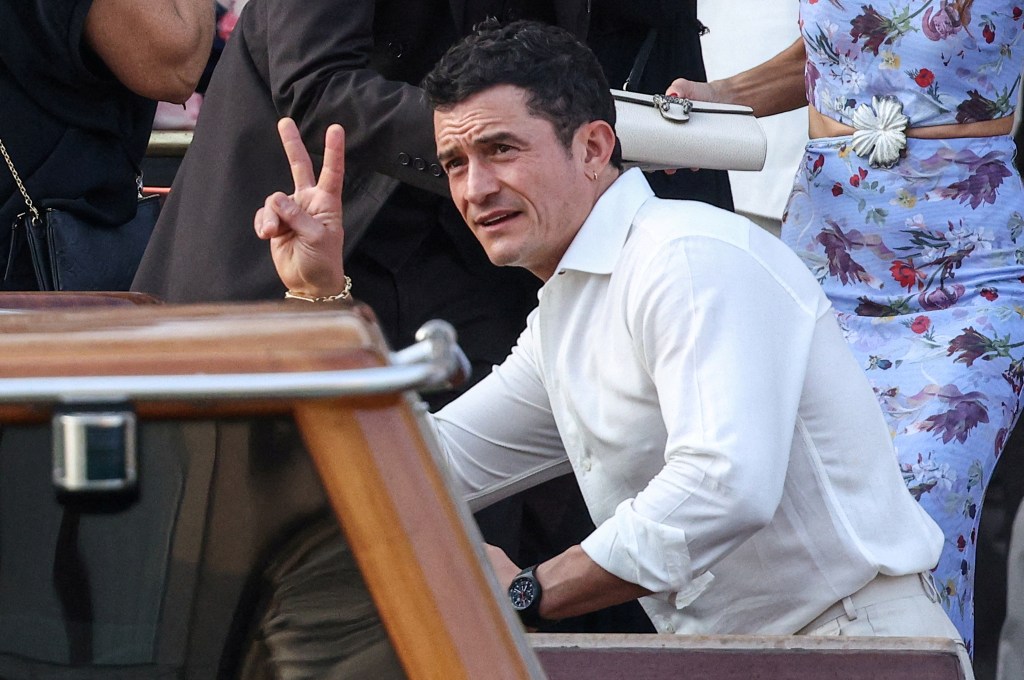 Orlando Bloom in Venice Wednesday