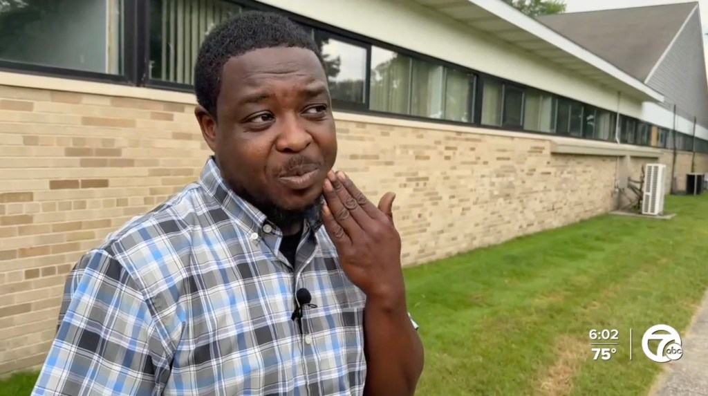 Deacon Richard Pryor, who hit a church shooter with his truck, in an interview.