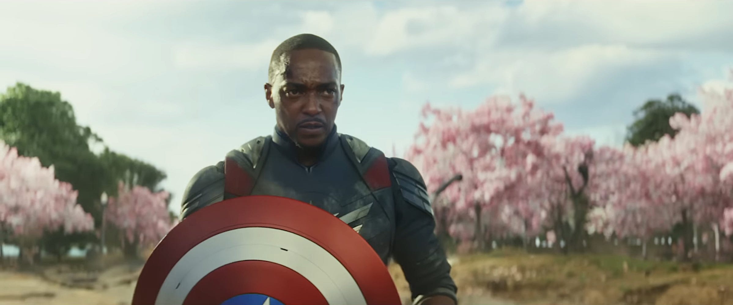 Anthony Mackie as Sam Wilson/Captain America in "Captain America: Brave New World."