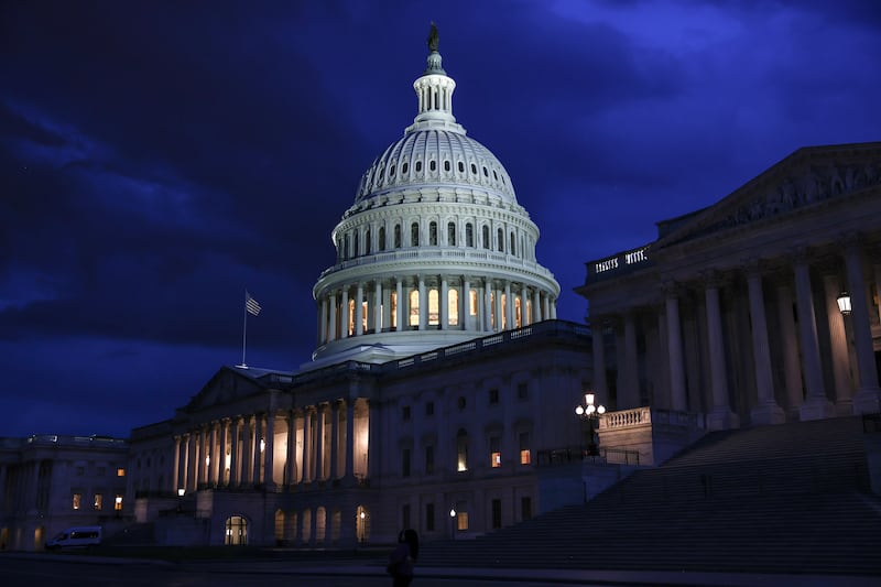 Senators on Capitol Hill stayed late and are expecting to work through the weekend as Republicans scramble to pass Trump's