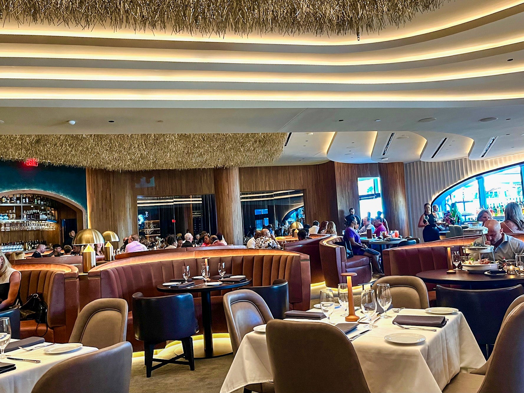 Ocean Prime dining room in Vegas