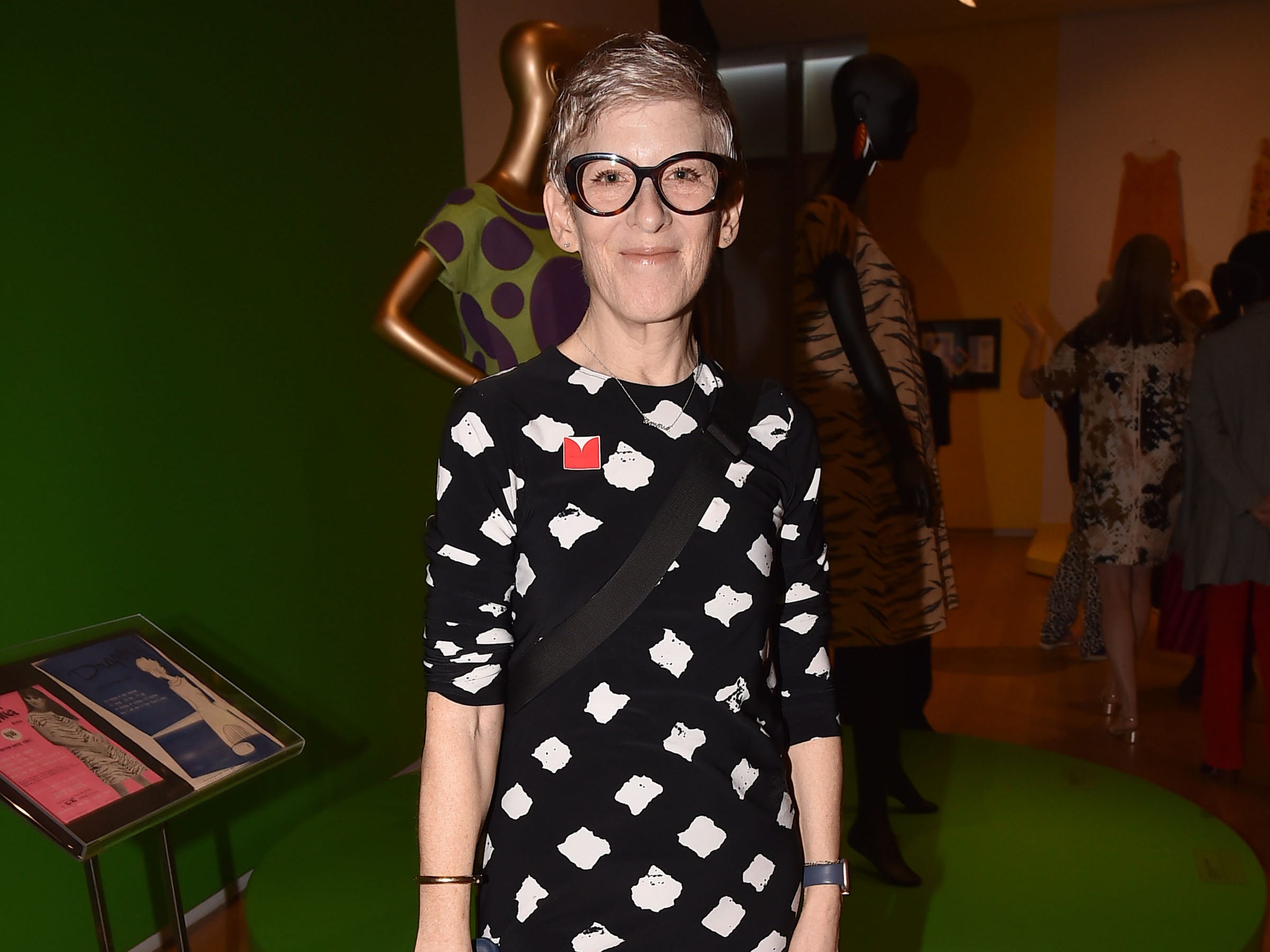 A photo of a woman in a dress