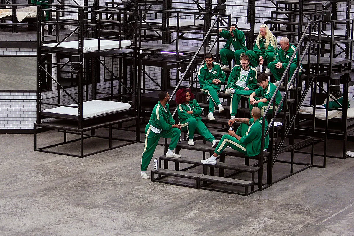 Contestants on Squid Game: The Challenge.
