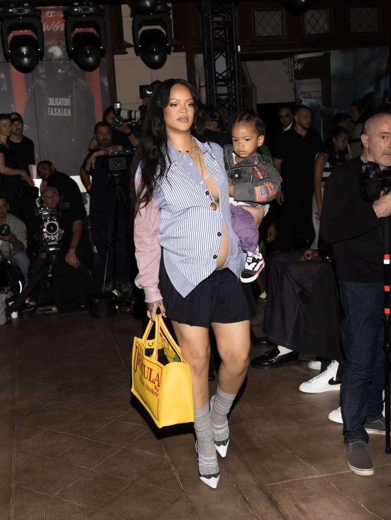 Rihanna and son Riot Rose