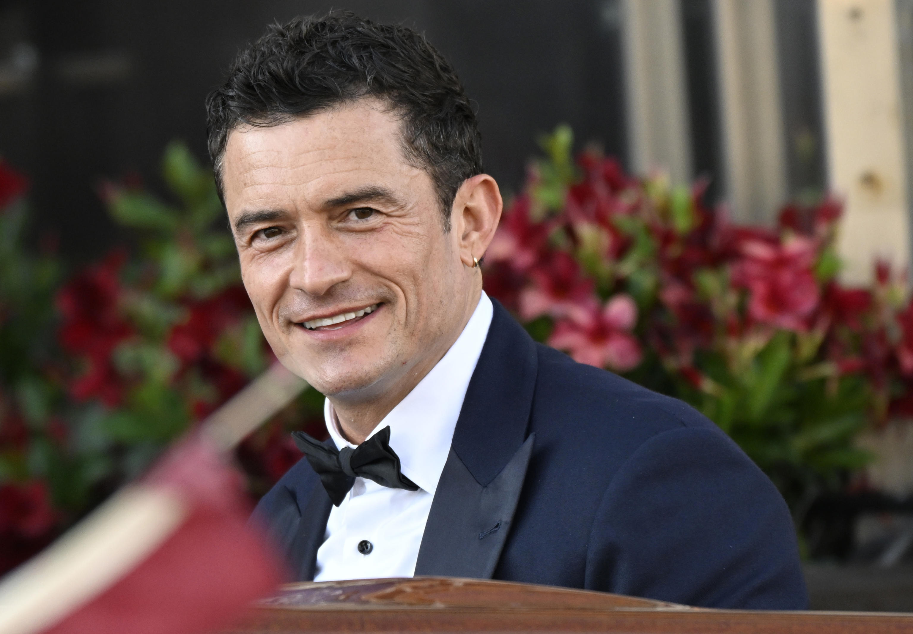 Orlando Bloom in a tuxedo. 