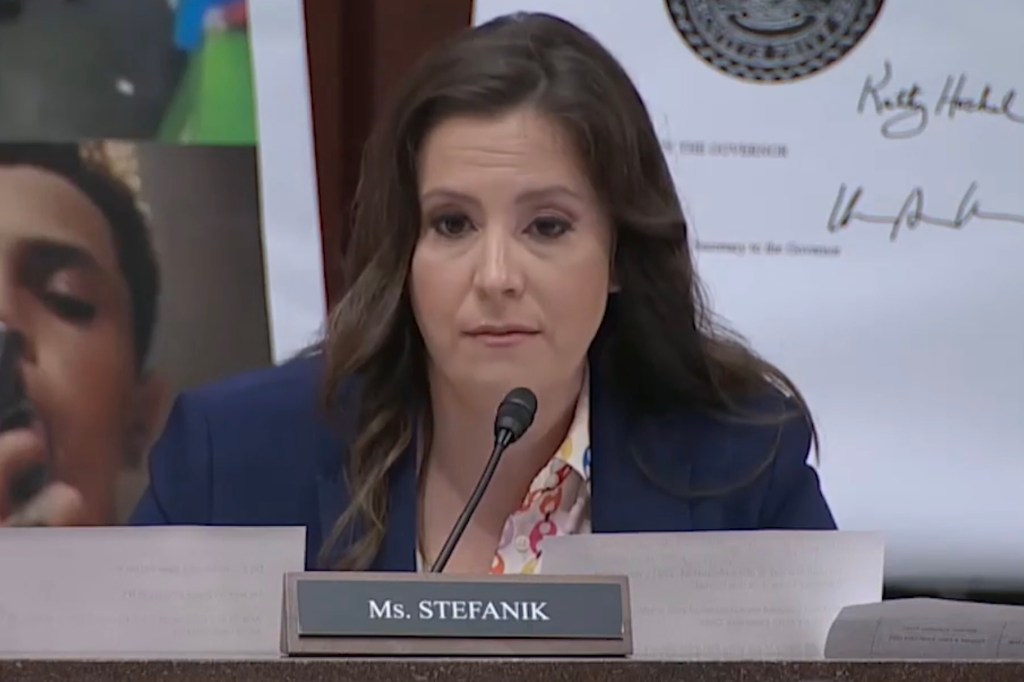 Elise Stefanik at a hearing.