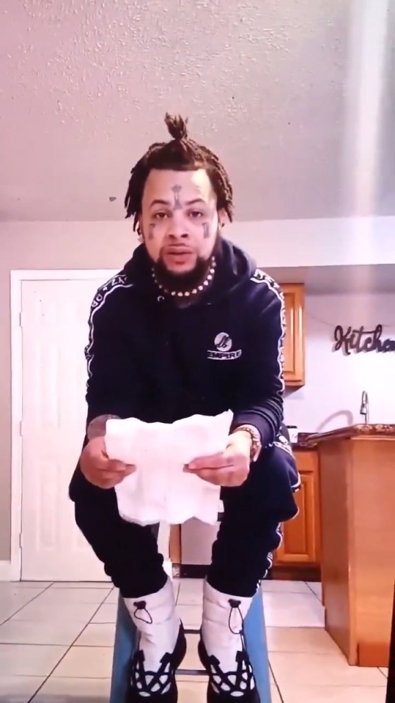 Massey posted videos to social media from the a home after his daring escape.