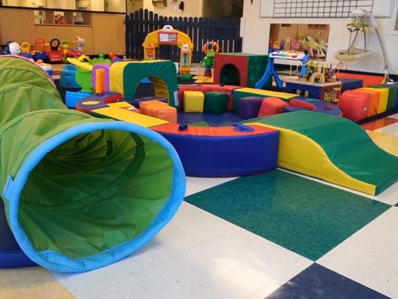 The childcare center at the Bay Club.