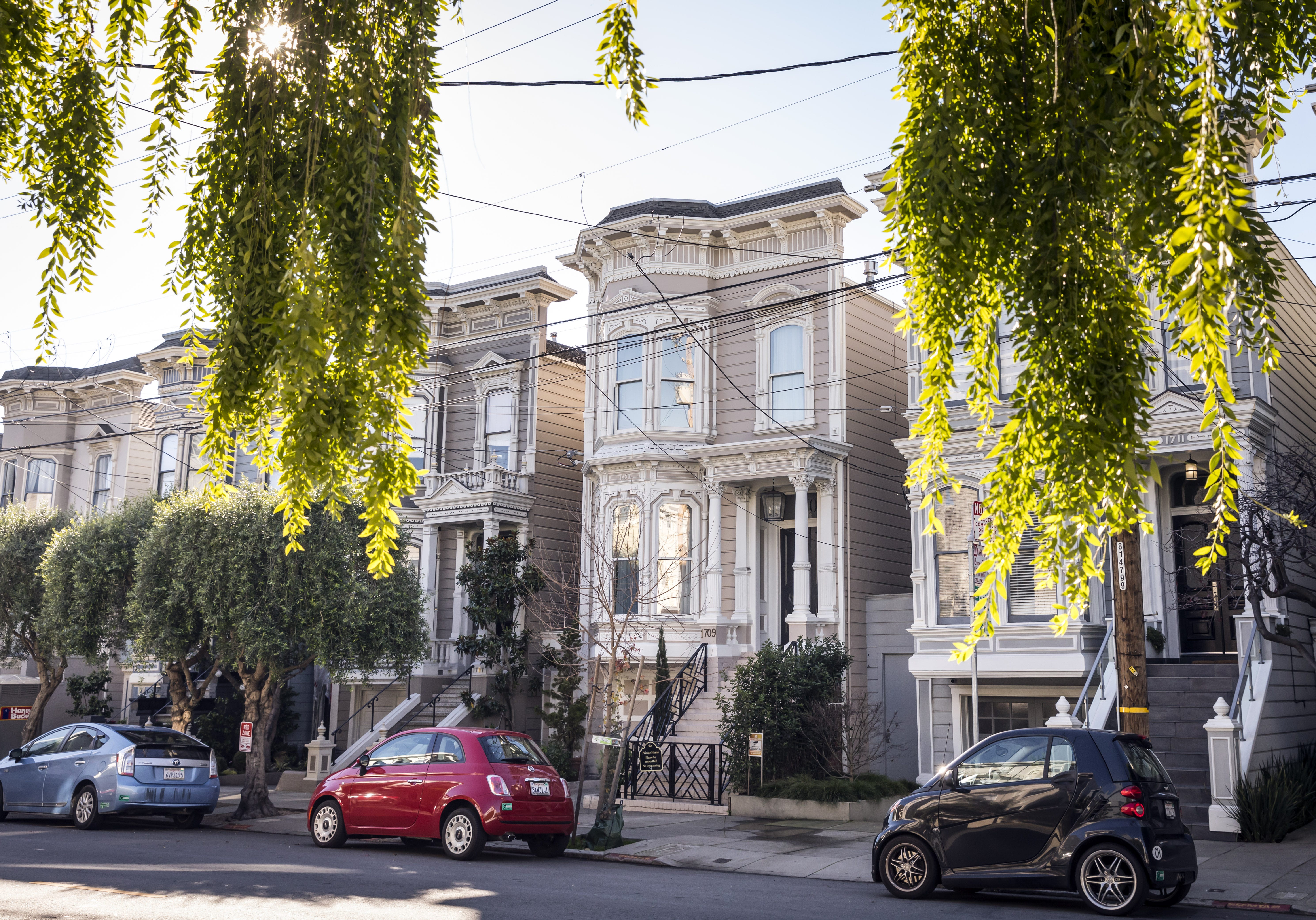 The front of the updated "Full House" house.