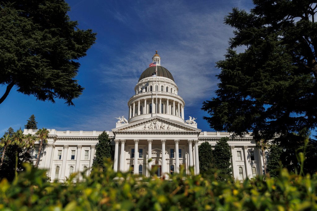 The California State Capitol in Sacramento, Calif. on Aug. 5, 2024.