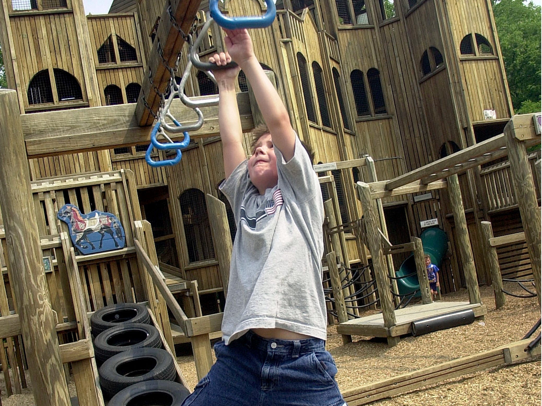 wooden playground 2000s