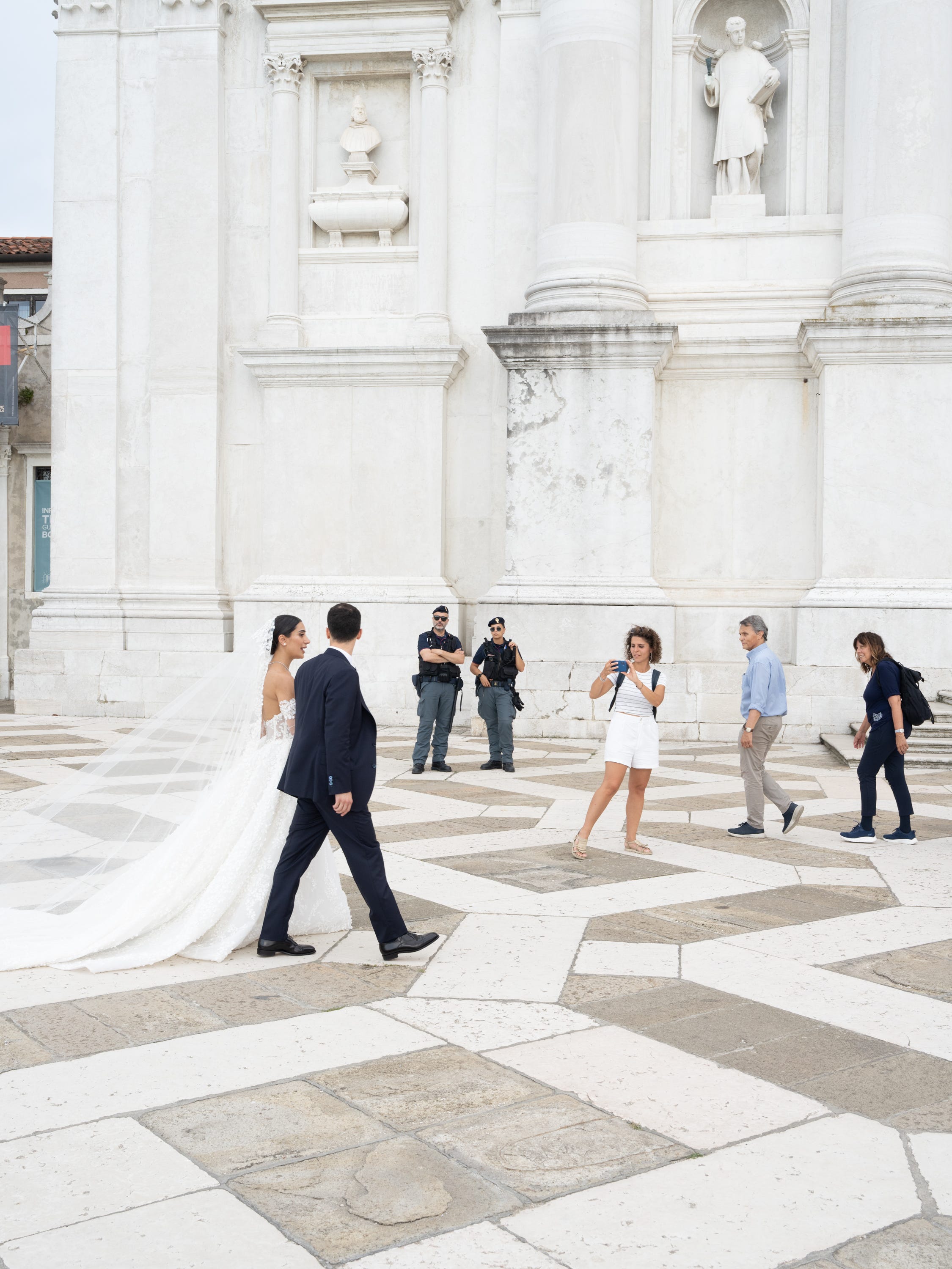 Carolina and Matteo just wed.