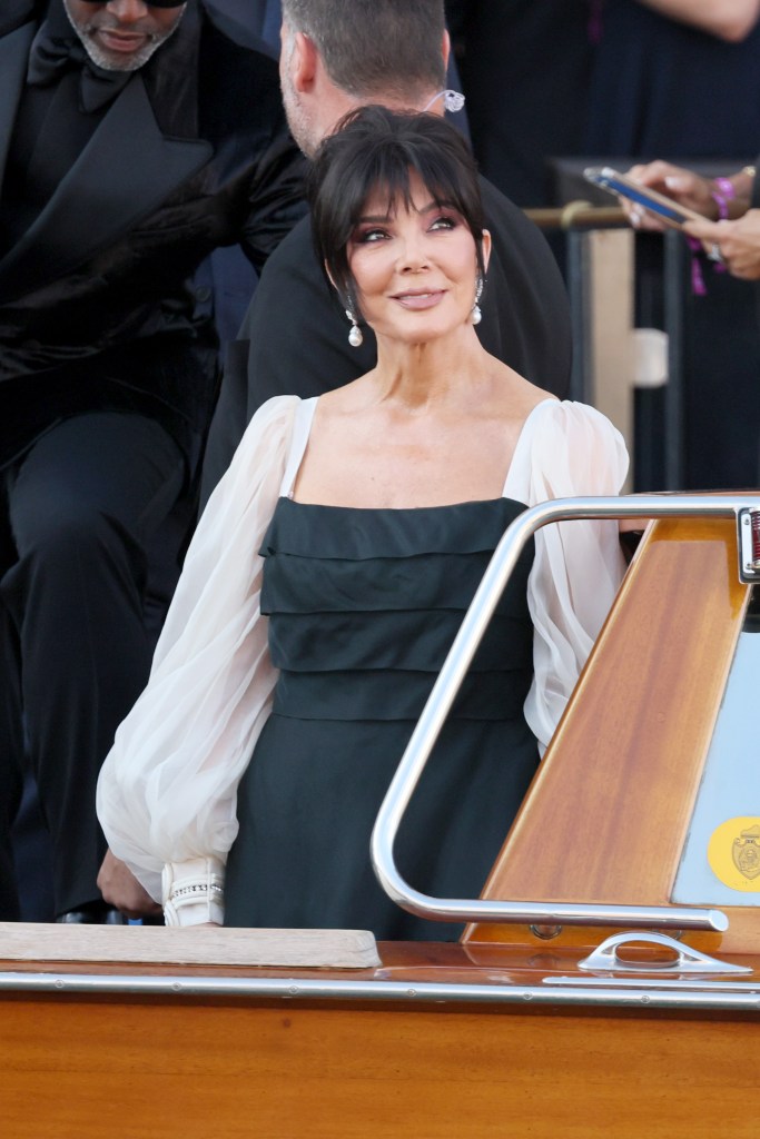  Kris Jenner sighting at the Jeff Bezos and Lauren Sanchez Wedding on June 27, 2025 in Venice, Italy.