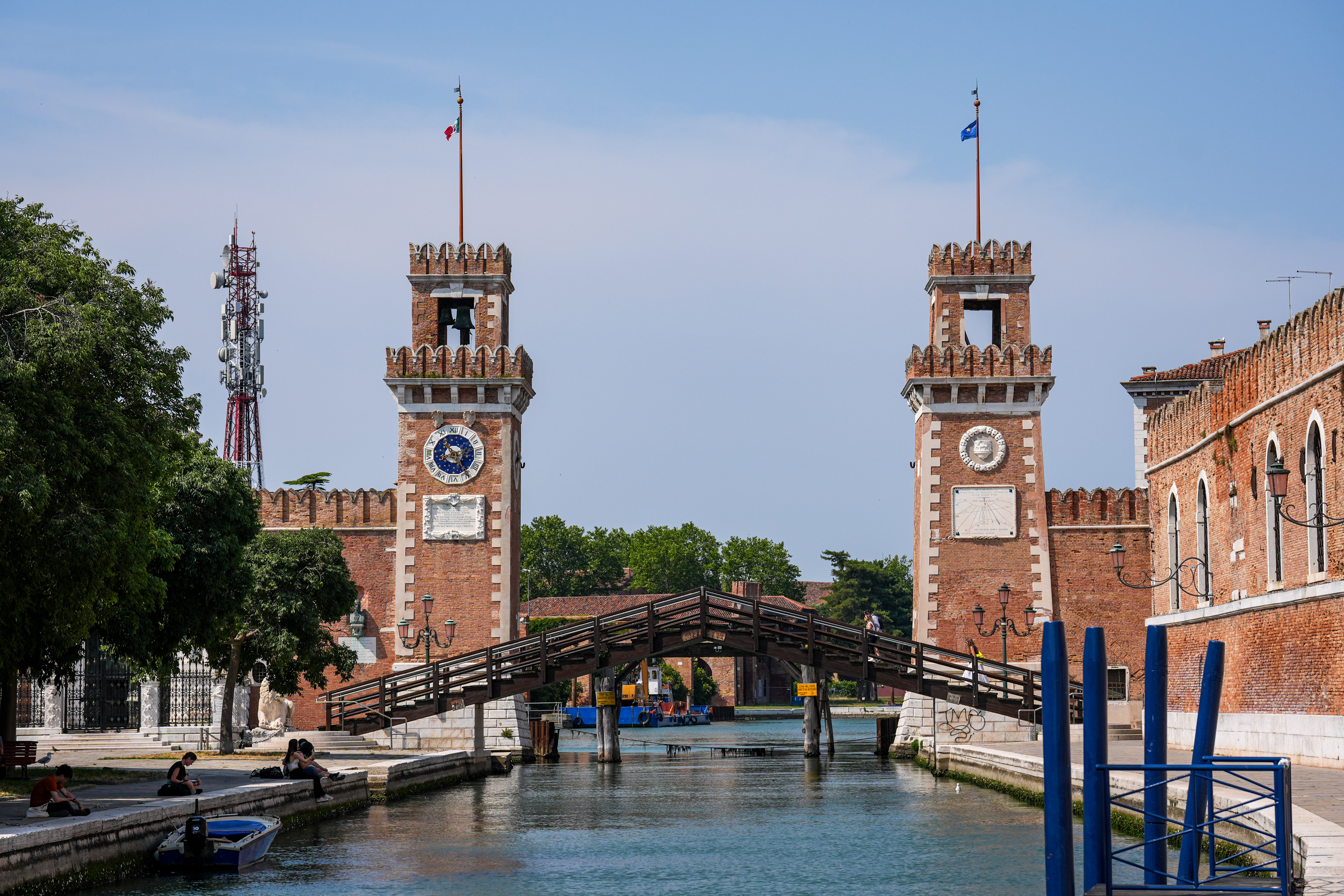 The Arsenale in Venice, Italy