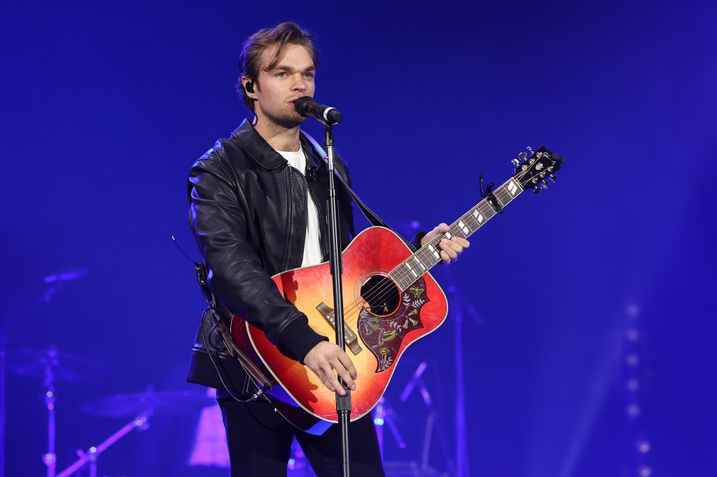 Conner Smith performs onstage at the New Faces of Country Music Dinner during CRS 2024 at Omni Nashville Hotel on March 01, 2024.