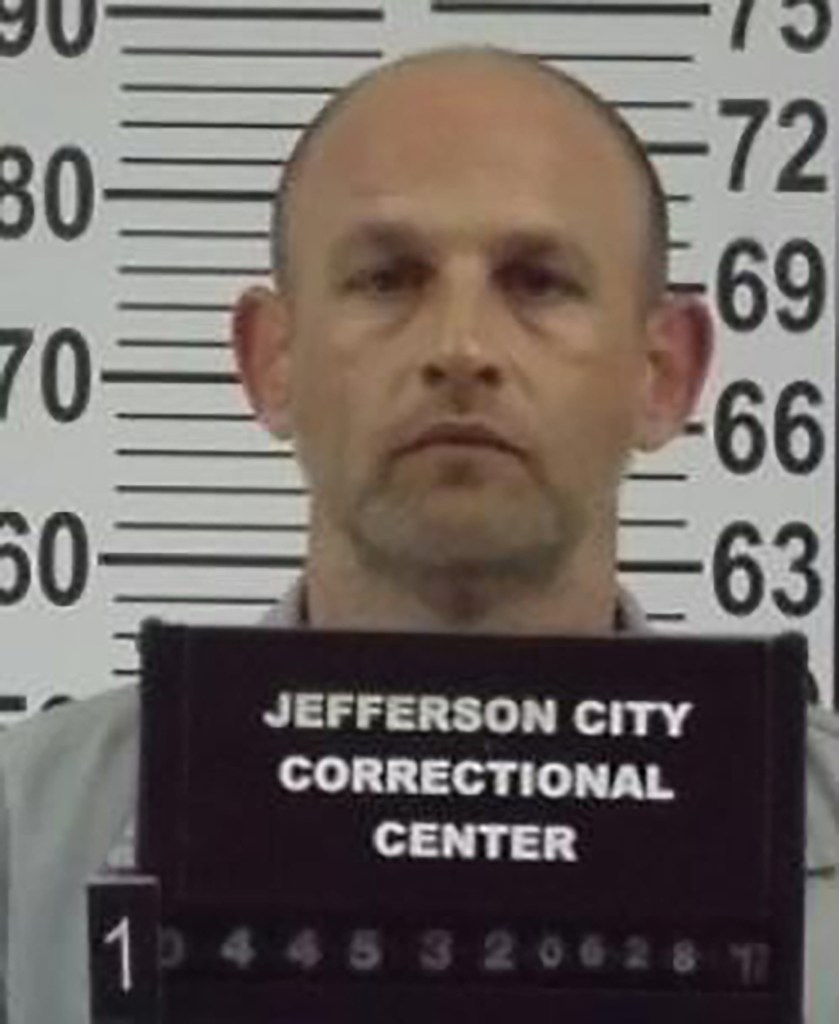 Mugshot of a man at the Jefferson City Correctional Center.