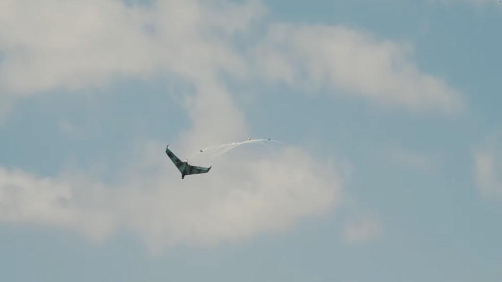 Iron Drone Raider System in flight.