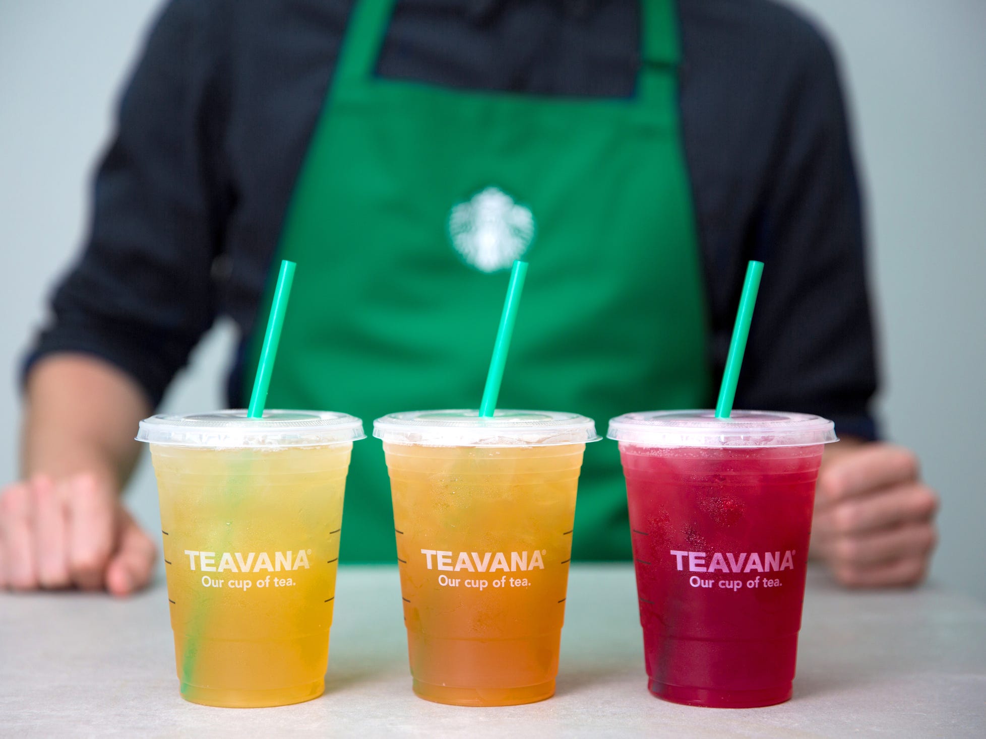 Teavana logo iced tea cups