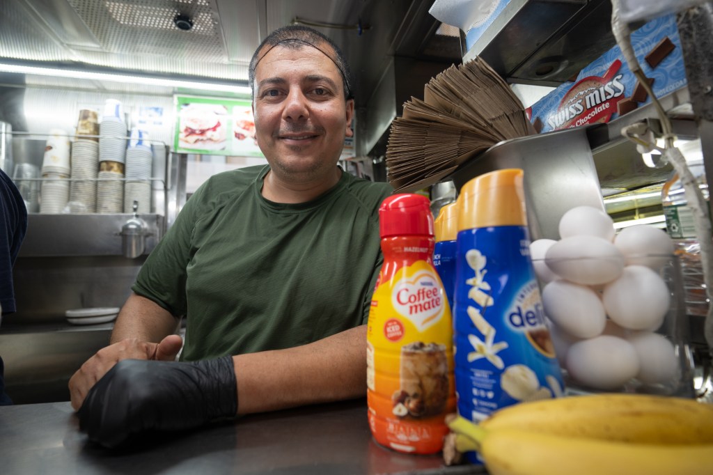 Food cart operator Hassan El Baz.