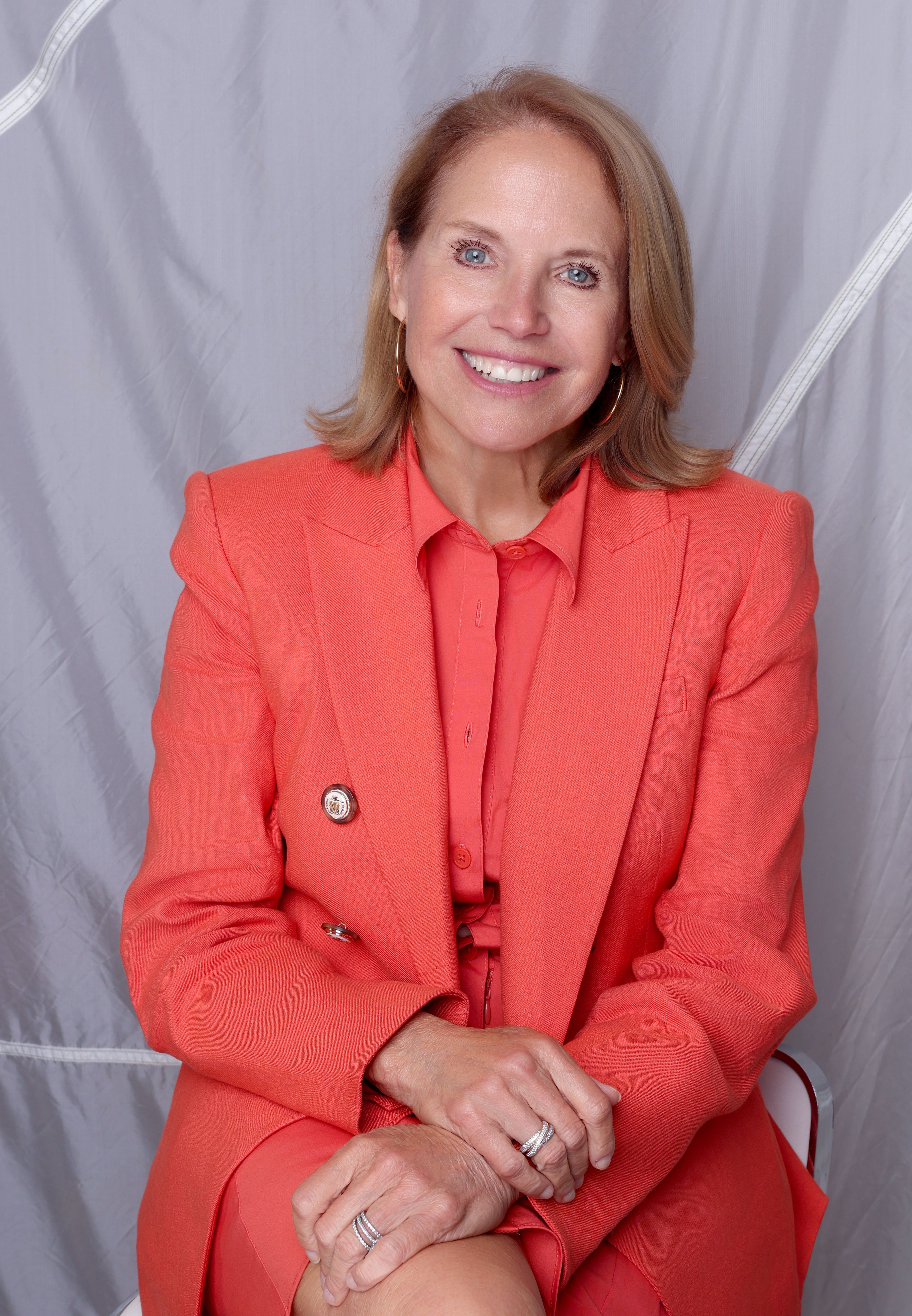 Katie Couric smiling
