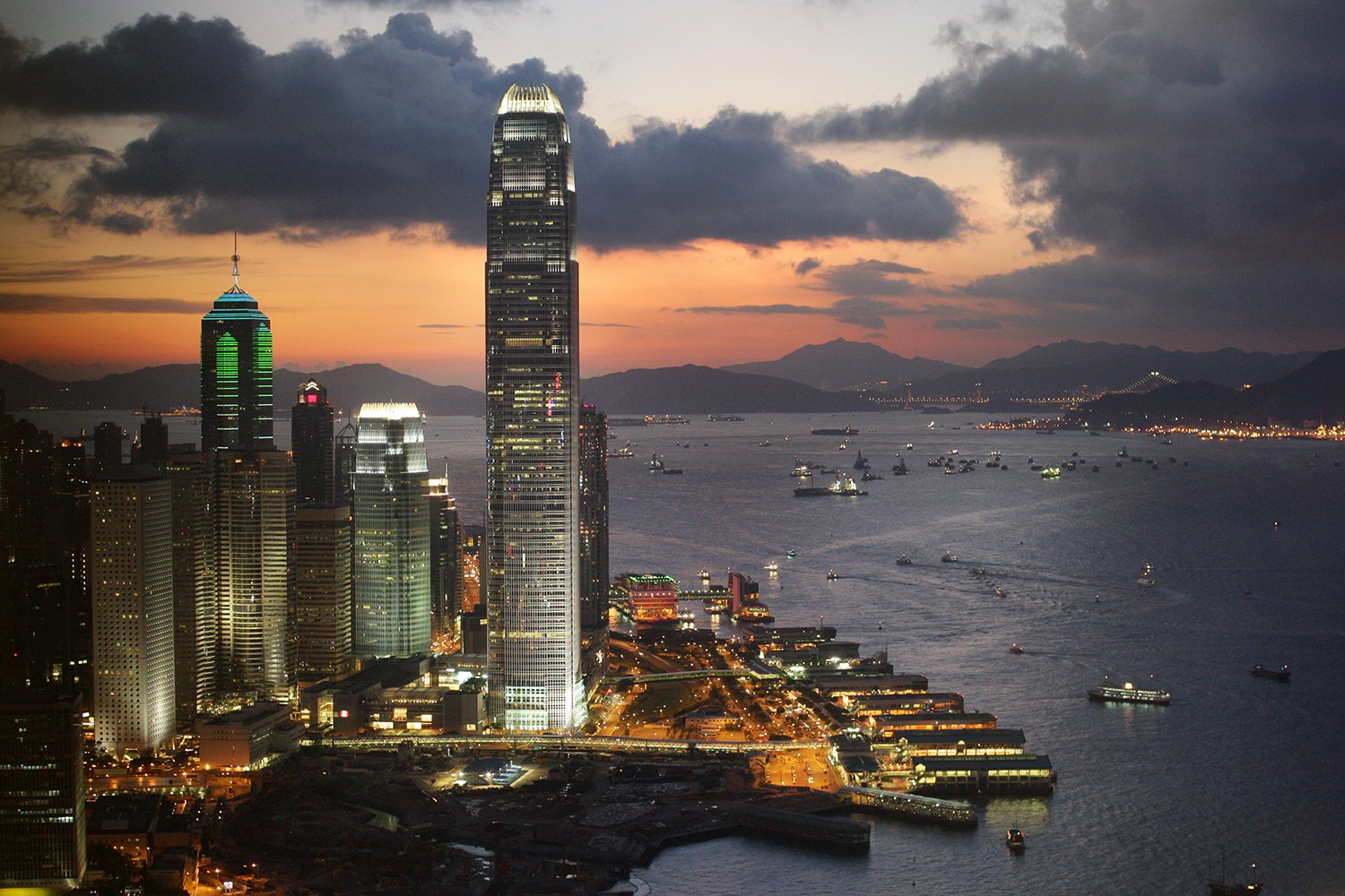 The International Finance Centre in Hong Kong
