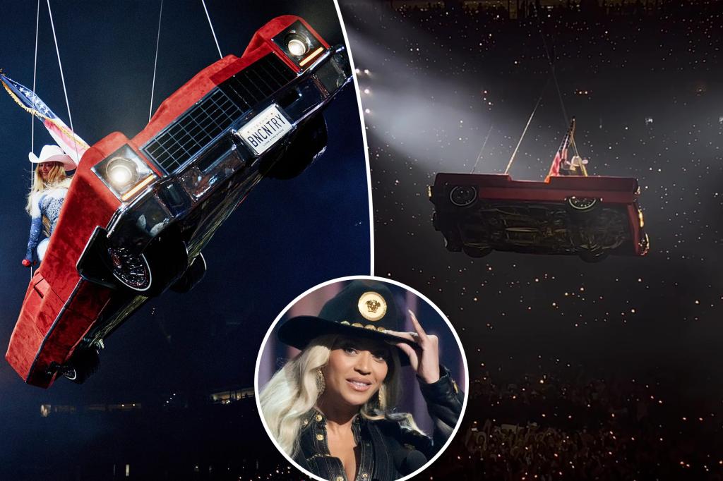Beyoncé left dangling midair due to scary ‘technical mishap’ during ‘Cowboy Carter’ tour performance